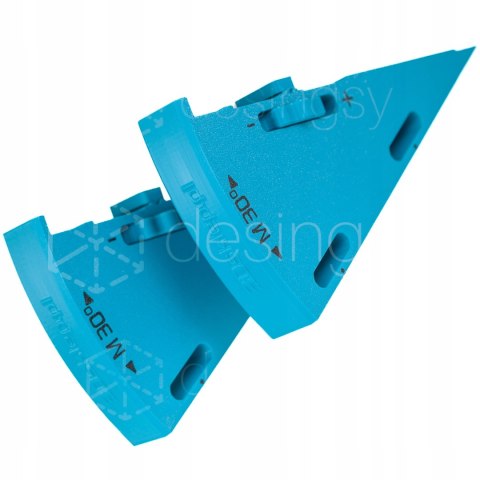 Dystans klin kątowy WedgeM30 cięcie 75° w miejsce 45° pasuje do Makita