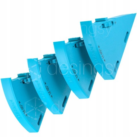 Dystans klin kątowy WedgeM45 cięcie 90° w miejsce 45° do prowadnicy Makita