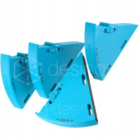 Dystans klin kątowy WedgeM45 cięcie 90° w miejsce 45° do prowadnicy Makita