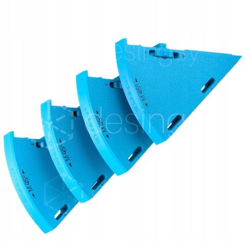 Dystans klin kątowy WedgeM45 cięcie 90° w miejsce 45° do prowadnicy Makita