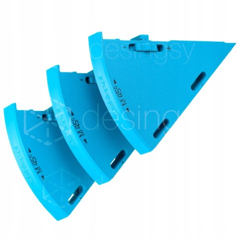 Dystans klin kątowy WedgeM45 cięcie 90° w miejsce 45° do prowadnicy Makita 4100KB