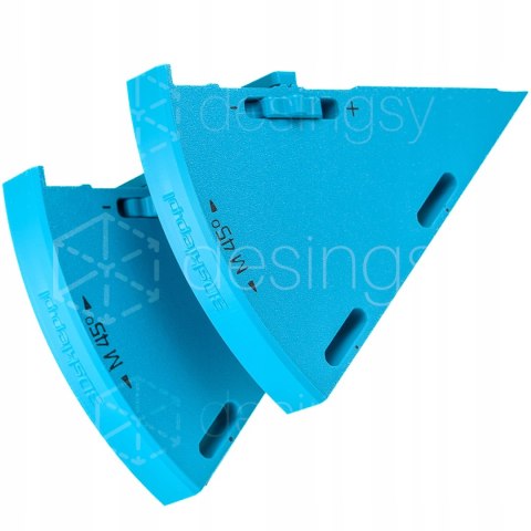 Dystans klin kątowy WedgeM45 cięcie 90° w miejsce 45° do prowadnicy Makita