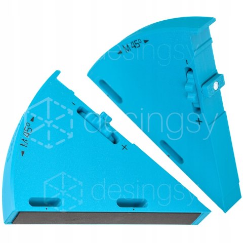 Dystans klin kątowy WedgeM45 cięcie 90° w miejsce 45° do prowadnicy Makita