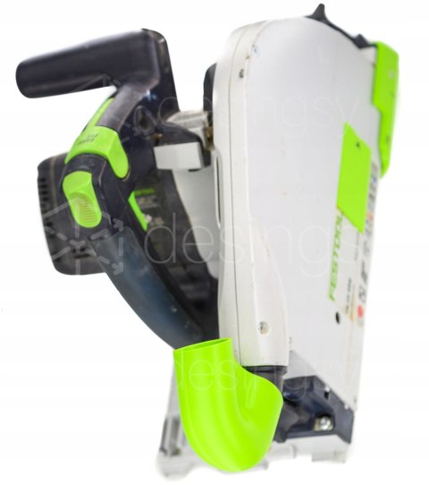 Kolanko kątowe do zagłębiarek Festool TS75 EBQ gładkie STOP haczeniu U-TURN