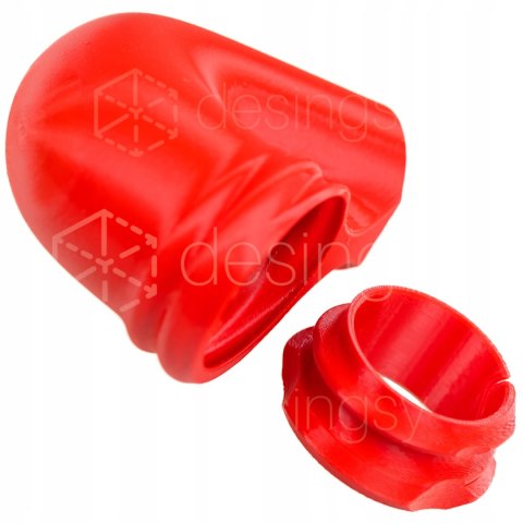 Kolanko kątowe do zagłębiarki MAFELL MT 55 cc koniec haczenia węża U-TURN Red