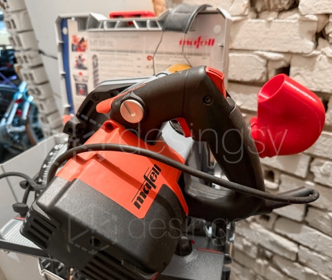 Kolanko kątowe do zagłębiarki MAFELL MT 55 cc koniec haczenia węża U-TURN Red