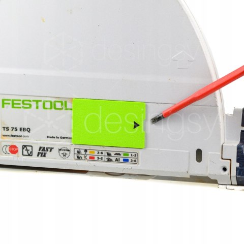 Osłona zaślepka pokrywa do zagłębiarki FESTOOL TS 75 EBQ - lepszy odsys