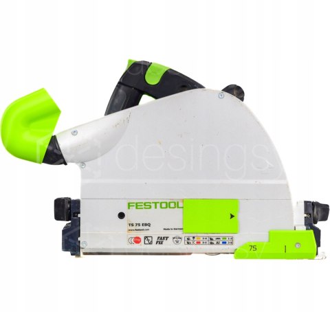 Osłona zaślepka pokrywa do zagłębiarki FESTOOL TS 75 EBQ - lepszy odsys