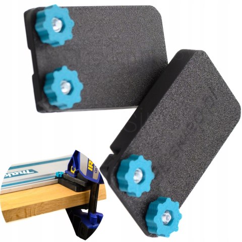 Pewne mocowanie XXL do szyny Makita blokada antyślizgowa pod ścisk 2szt