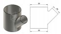 Rozgałęźnik trójnik redukcja 120x50x120 SPIRO osłona tarcz 120z50z120z