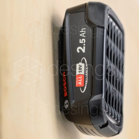 Uchwyt mocowanie do akumulatora baterii BOSCH PBA 18V Power FA na KLIK 2szt