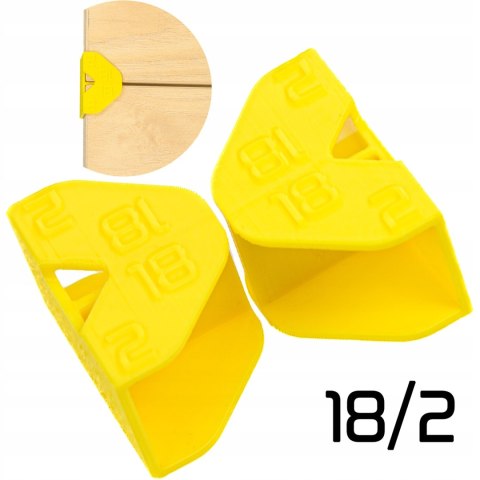 Uchwyty dystansowe do równego pozycjonowania i montażu frontów FrontGut18x2