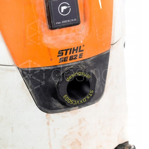 Zestaw adapterów do łączenia DeWalt DXVCS003 i odkurzacza STIHL SE62 wężami