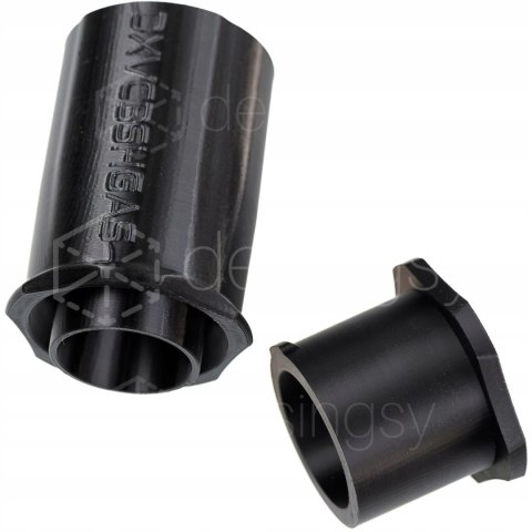 Zestaw adapterów do połączenia DeWalt DXVCS003 i odkurzacza BOSCH GAS 35 M AFC wężami