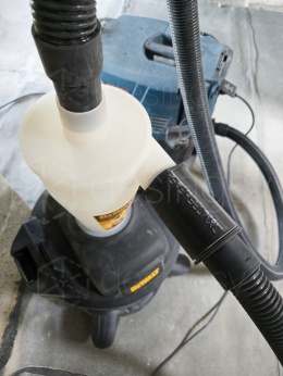 Zestaw adapterów do połączenia DeWalt DXVCS003 i odkurzacza BOSCH GAS 35 M AFC wężami