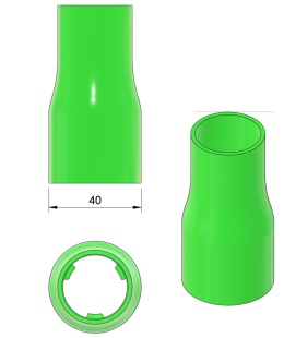 Adapter odkurzacz Ø40z przejściówka Festool DF 500