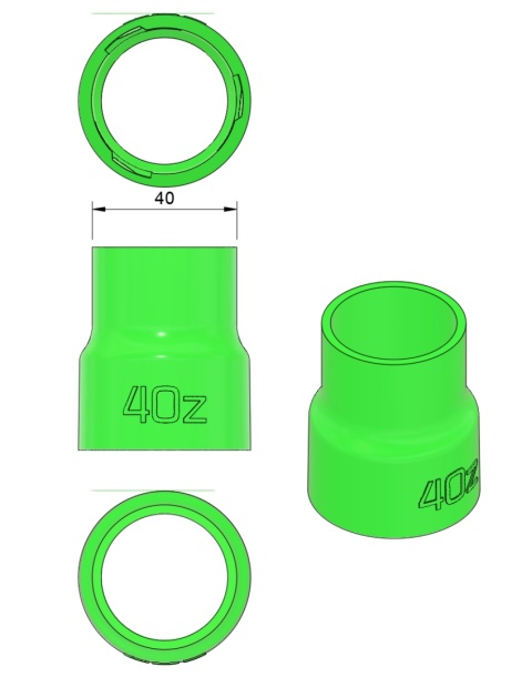 Adapter odkurzacz Ø40z przejściówka Festool TS 55