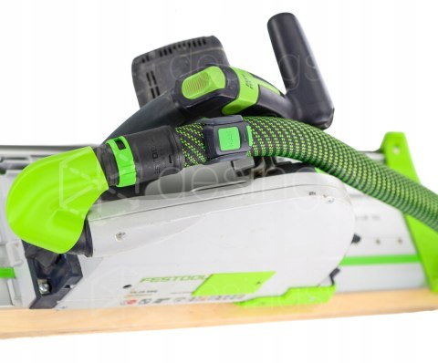 Kolanko kątowe do zagłębiarek Festool TS75 EBQ gładkie STOP haczeniu U-TURN