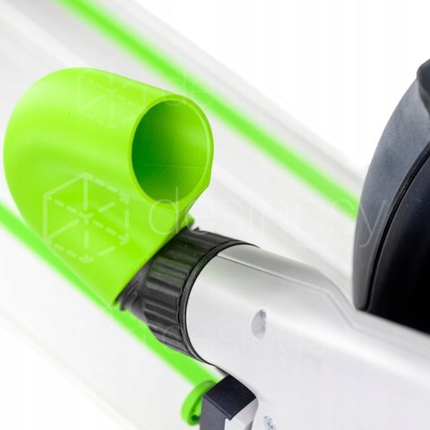 Kolanko kątowe zagłębiarki Festool TS 60 TS60 koniec haczenia węża WPUST U-TURN