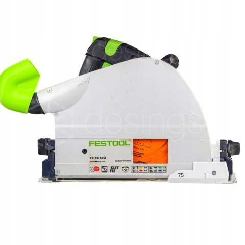 Nakładka pokrywy zagłębiarki FESTOOL TS 75 EBQ ogranicz pył do minimum Szar