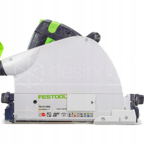 Nakładka pokrywy zagłębiarki FESTOOL TS 75 EBQ ogranicz pył do minimum Szar