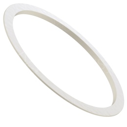 Rozeta maskująca do HDF ∅100 98zKołnierz8Wys3 Biała