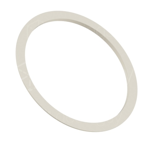 Rozeta maskująca do HDF ∅100 98zKołnierz8Wys3 Biała