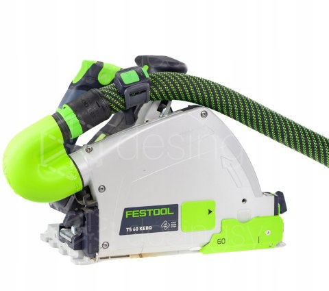 U-TURN kolanko kątowe bezpośrednio na gniazdo zagłębiarki Festool TS60 KEBQ