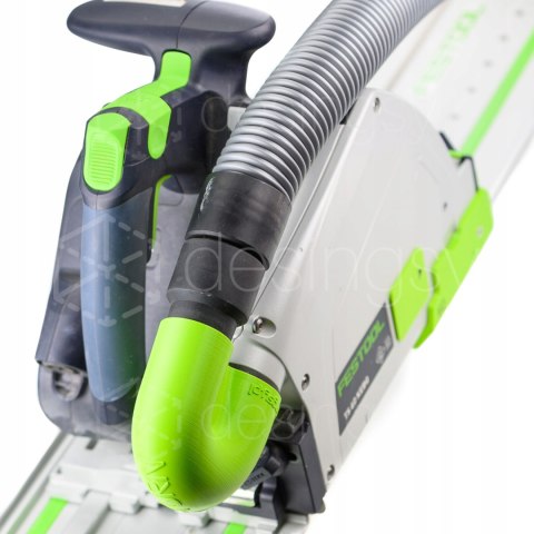 U-TURN kolanko kątowe bezpośrednio na gniazdo zagłębiarki Festool TS60 KEBQ