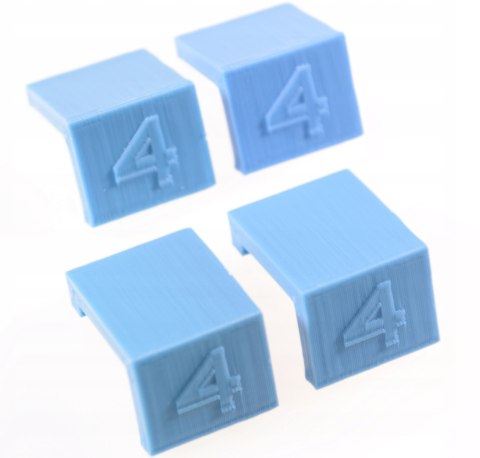 4x Dystanse do regulacji frontów 4mm Jas Niebieski 4x Dystanse do regulacji frontów 4mm Jas Niebieski