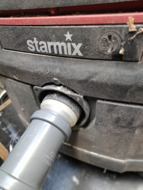 Adapter odciąg Starmix / mufa kanalizacyjna 58z50z Adapter odciąg Starmix / mufa kanalizacyjna 58z50z