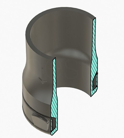 Adapter odsysania do pilarki Bosch GTS 635-216 Ø35 Adapter odsysania do pilarki Bosch GTS 635-216 Ø35