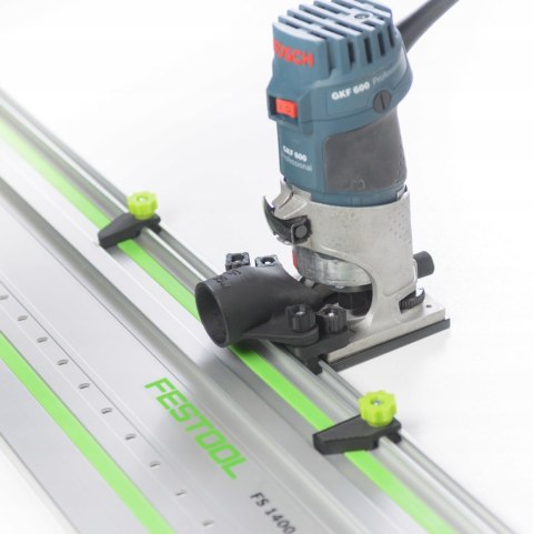 NemoDust Adapter szyny prowadzącej do Bosch GKF 600 Ø35 NemoDust Adapter szyny prowadzącej do Bosch GKF 600 Ø35