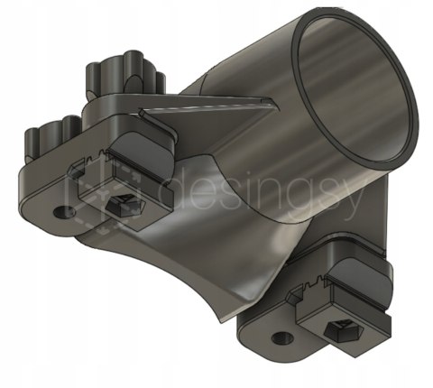 NemoDust Adapter szyny prowadzącej do Bosch GKF 600 Ø35 NemoDust Adapter szyny prowadzącej do Bosch GKF 600 Ø35