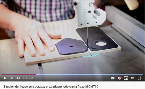 Szablon do frezarki krawędziowej Makita RT0700 Szablon do frezarki krawędziowej Makita RT0700