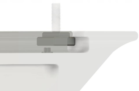 T-Nut M8 wpust do stołu formatowego Hammer K3 B3 10SZT T-Nut M8 wpust do stołu formatowego Hammer K3 B3 10SZT