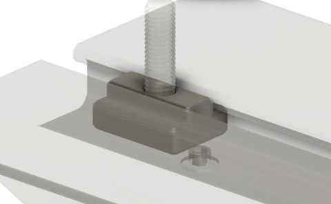 T-Nut M8 wpust do stołu formatowego Hammer K3 B3 10SZT T-Nut M8 wpust do stołu formatowego Hammer K3 B3 10SZT
