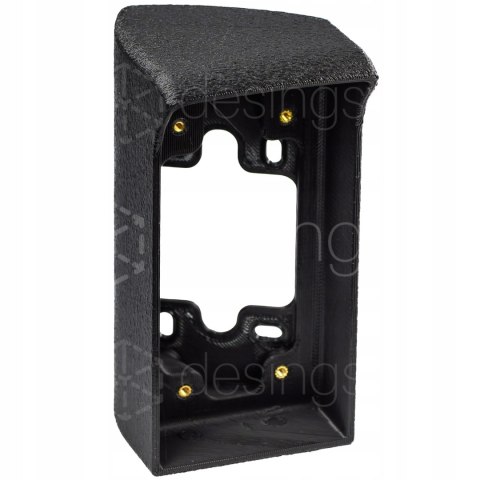 Adapter z daszkiem do montażu pod kątem do wideomofonu Akuvox E12W Lewy 30