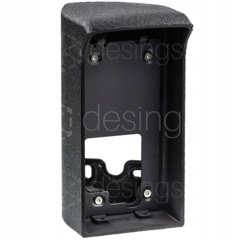 Adapter z daszkiem do montażu pod kątem do wideomofonu Akuvox E12W Lewy 30