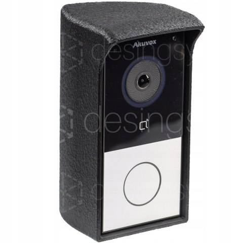 Adapter z daszkiem do montażu pod kątem do wideomofonu Akuvox E12W Lewy 30