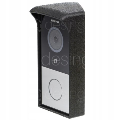 Adapter z daszkiem do montażu pod kątem do wideomofonu Akuvox E12W Lewy 30