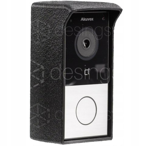 Adapter z daszkiem do montażu pod kątem do wideomofonu Akuvox E12W Lewy 30