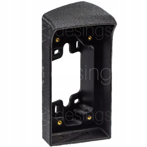 Adapter z daszkiem do montażu pod kątem do wideomofonu Akuvox E12W Prawy 30