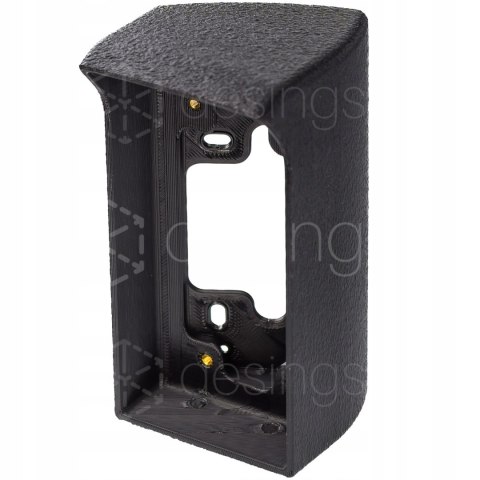 Adapter z daszkiem do montażu pod kątem do wideomofonu Akuvox E12W Prawy 30