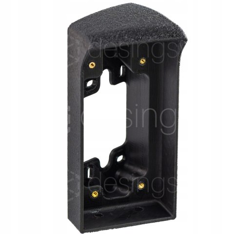 Adapter z daszkiem do montażu pod kątem do wideomofonu Akuvox E12W Prawy 30