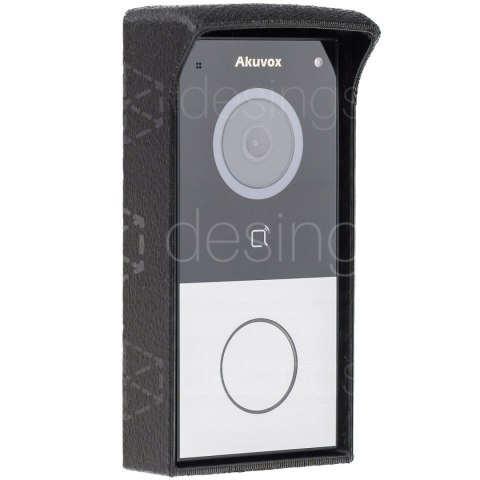 Adapter z daszkiem do montażu pod kątem do wideomofonu Akuvox E12W Prawy 30