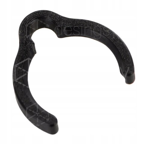 Klips zacisk na wąż Festool D27 wymiary zewnętrzne węża Ø33/34 10szt Czarny