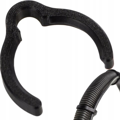 Klips zacisk na wąż Festool D27 wymiary zewnętrzne węża Ø33/34 1szt Czarny