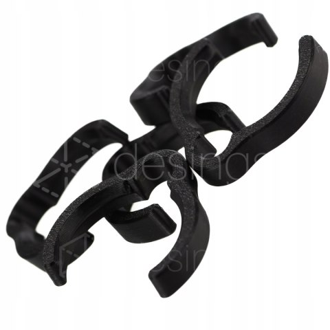 Klips zacisk na wąż Festool D27 wymiary zewnętrzne węża Ø33/34 5szt Czarny