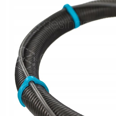 Klips zacisk na wąż Makita wymiary zewnętrzne węża Ø40/36 1szt Morski